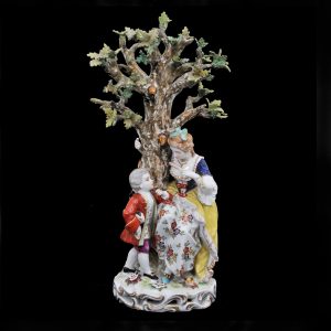 DAMA COM MENINO SOB ÁRVORE "ERNST BOHNE"