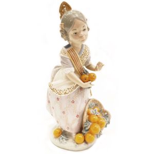LLADRO - ESPANHOLINHA COM FRUTAS